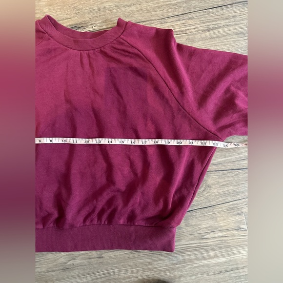 NWOT Frank and Oak burgundy sweatshirt - Picture 6 of 13